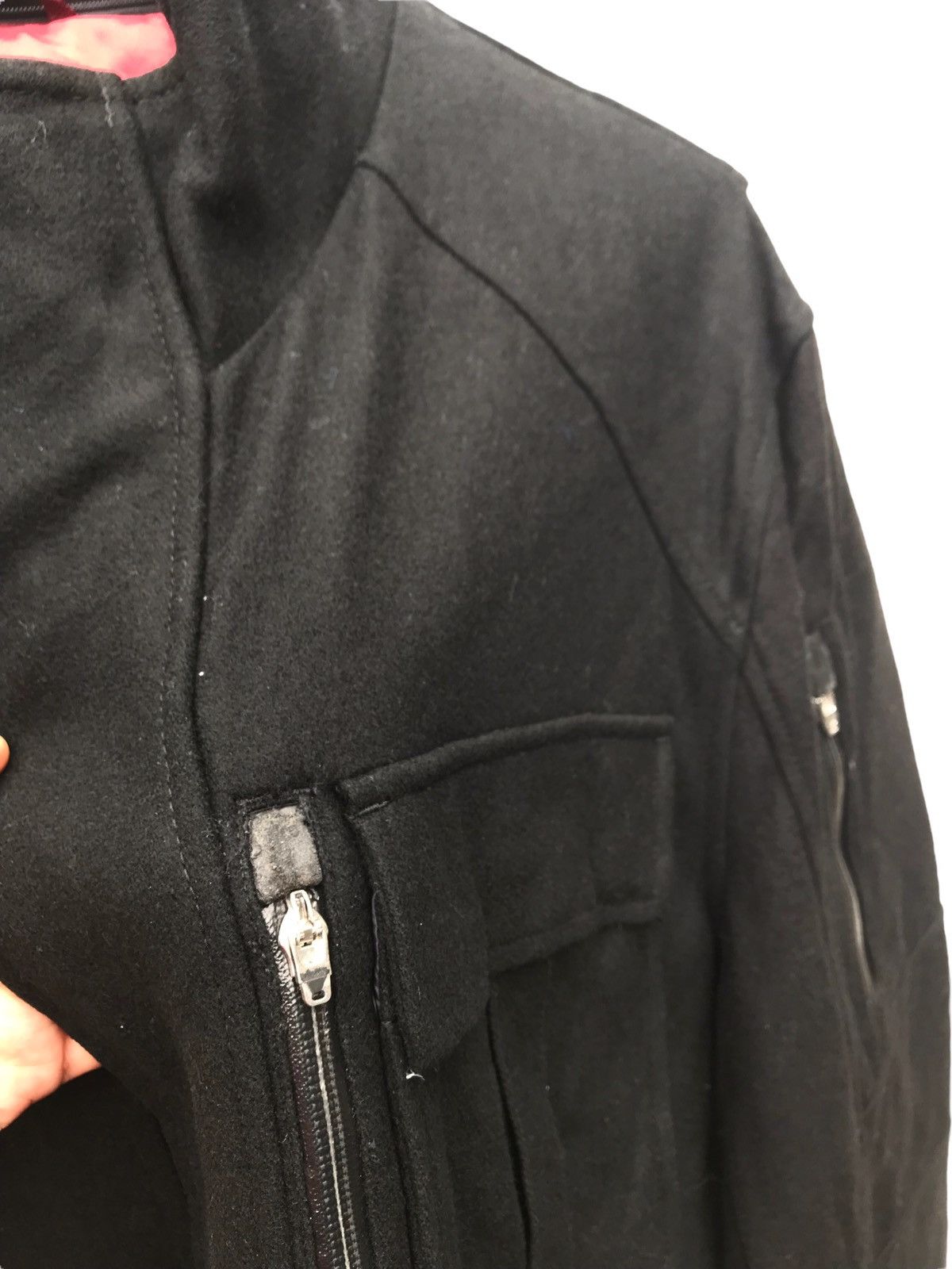 Tommy Hilfiger Tommy Hilfiger Black Men’s Outwear Utility Mix Wool Jacket Size US L / EU 52-54 / 3 - 6 Thumbnail