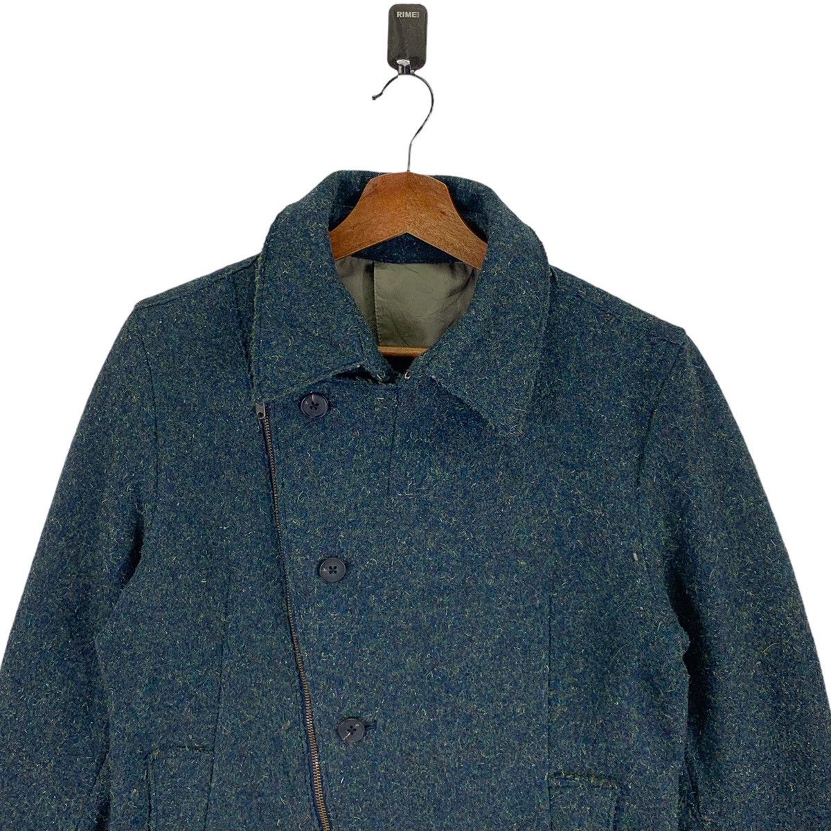 Japanese Brand × Vintage VINTAGE RICO CROSS ZIPPER COAT WOOL Size L / US 10 / IT 46 - 5 Thumbnail