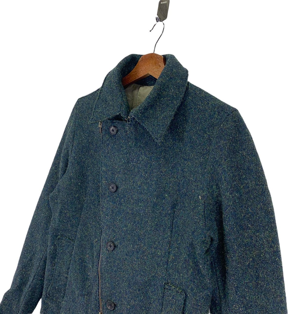 Japanese Brand × Vintage VINTAGE RICO CROSS ZIPPER COAT WOOL Size L / US 10 / IT 46 - 3 Thumbnail