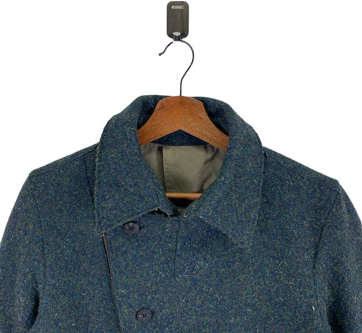 Japanese Brand × Vintage VINTAGE RICO CROSS ZIPPER COAT WOOL Size L / US 10 / IT 46 - 4 Thumbnail