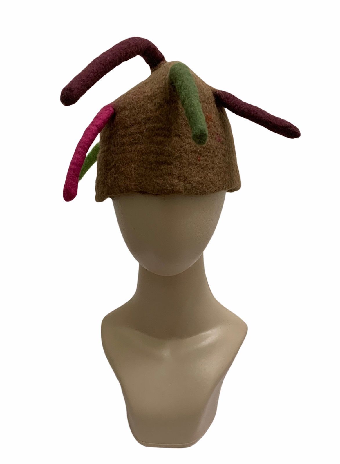 If Six Was Nine × Le Grande Bleu (L.G.B.) × Vintage Vintage Avant Garde Punk Gothic Cap Size ONE SIZE - 2 Thumbnail
