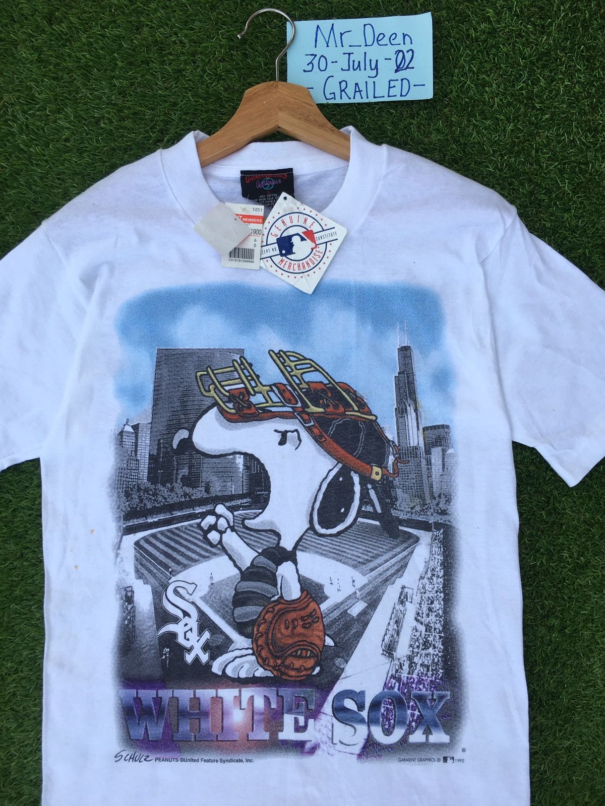 MLB Vintage MLB Yankees Peanuts 1995 Tshirt Size US S / EU 44-46 / 1 - 6 Thumbnail
