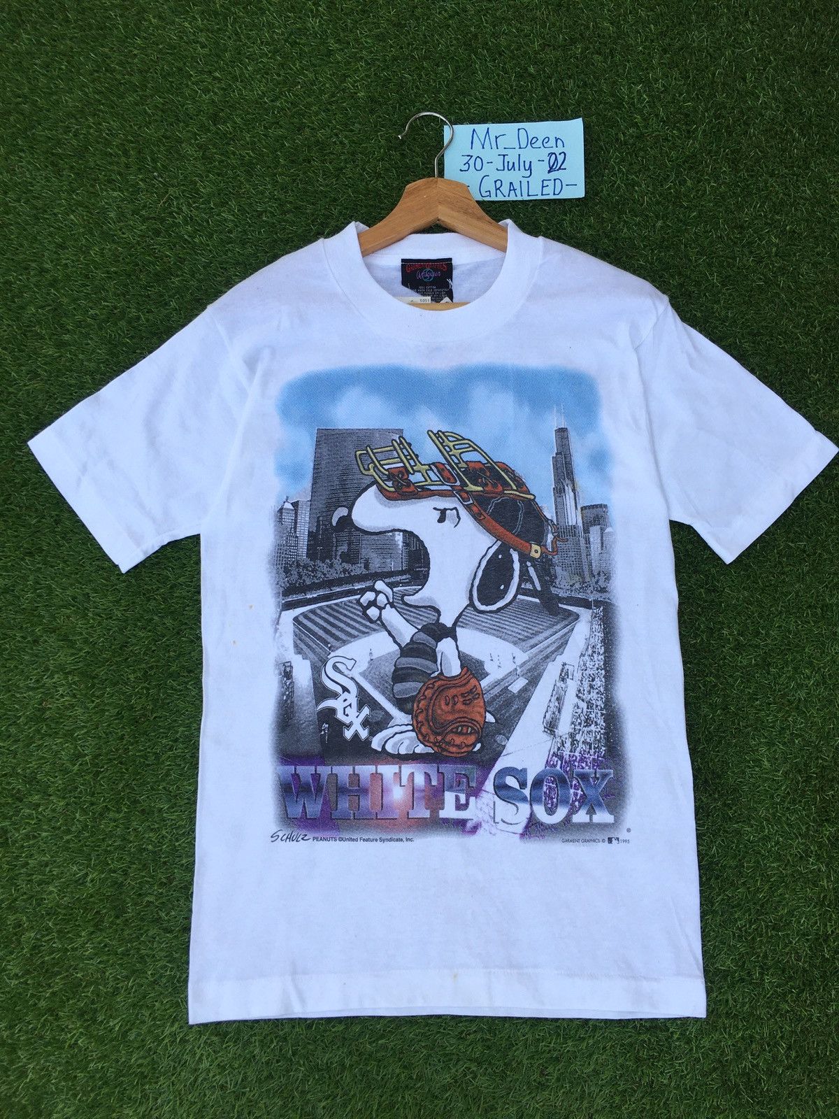MLB Vintage MLB Yankees Peanuts 1995 Tshirt Size US S / EU 44-46 / 1 - 1 Thumbnail