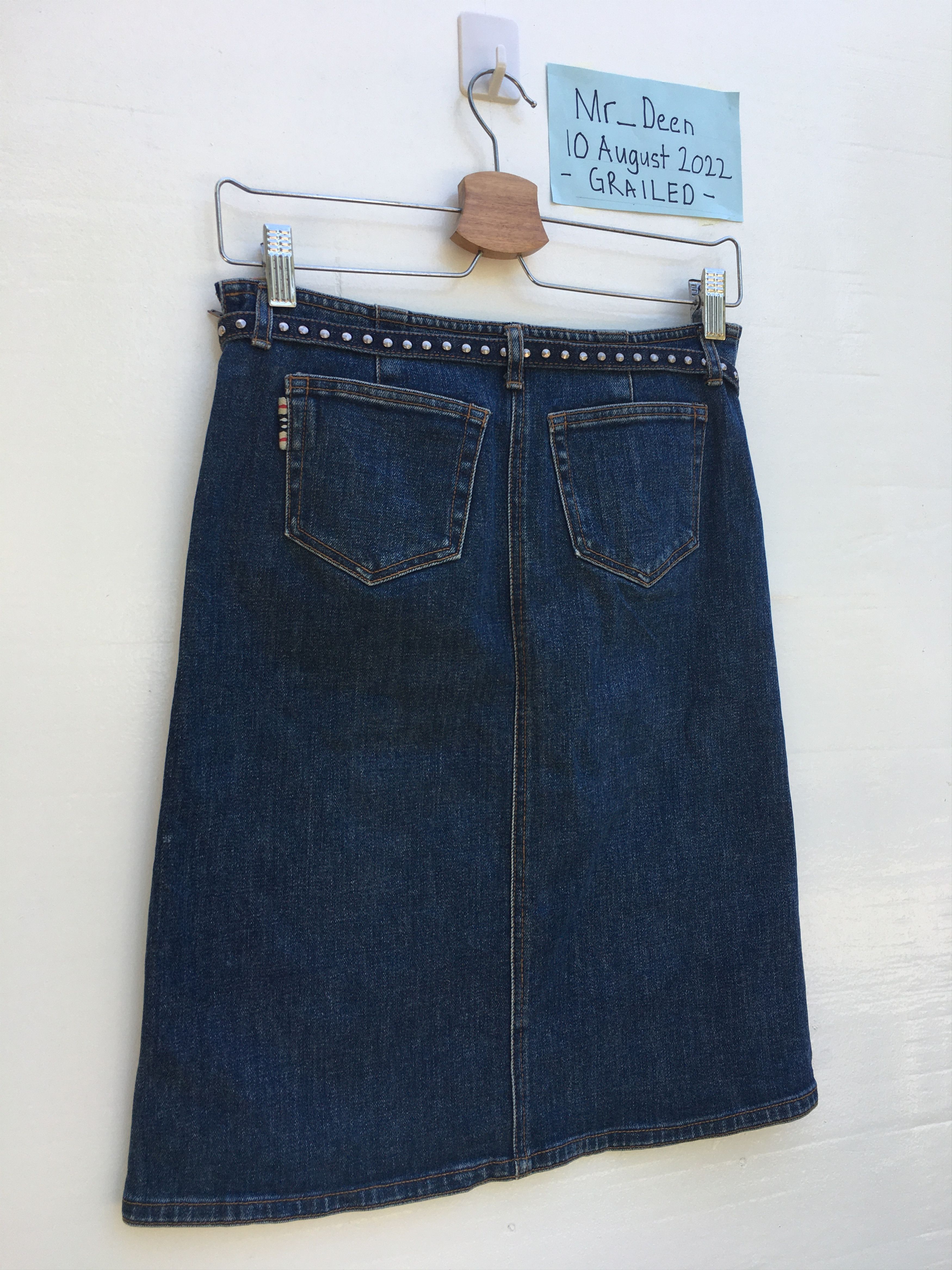 Burberry Vintage Burberry Jeans Skirt Size 28" / US 6 / IT 42 - 13 Thumbnail