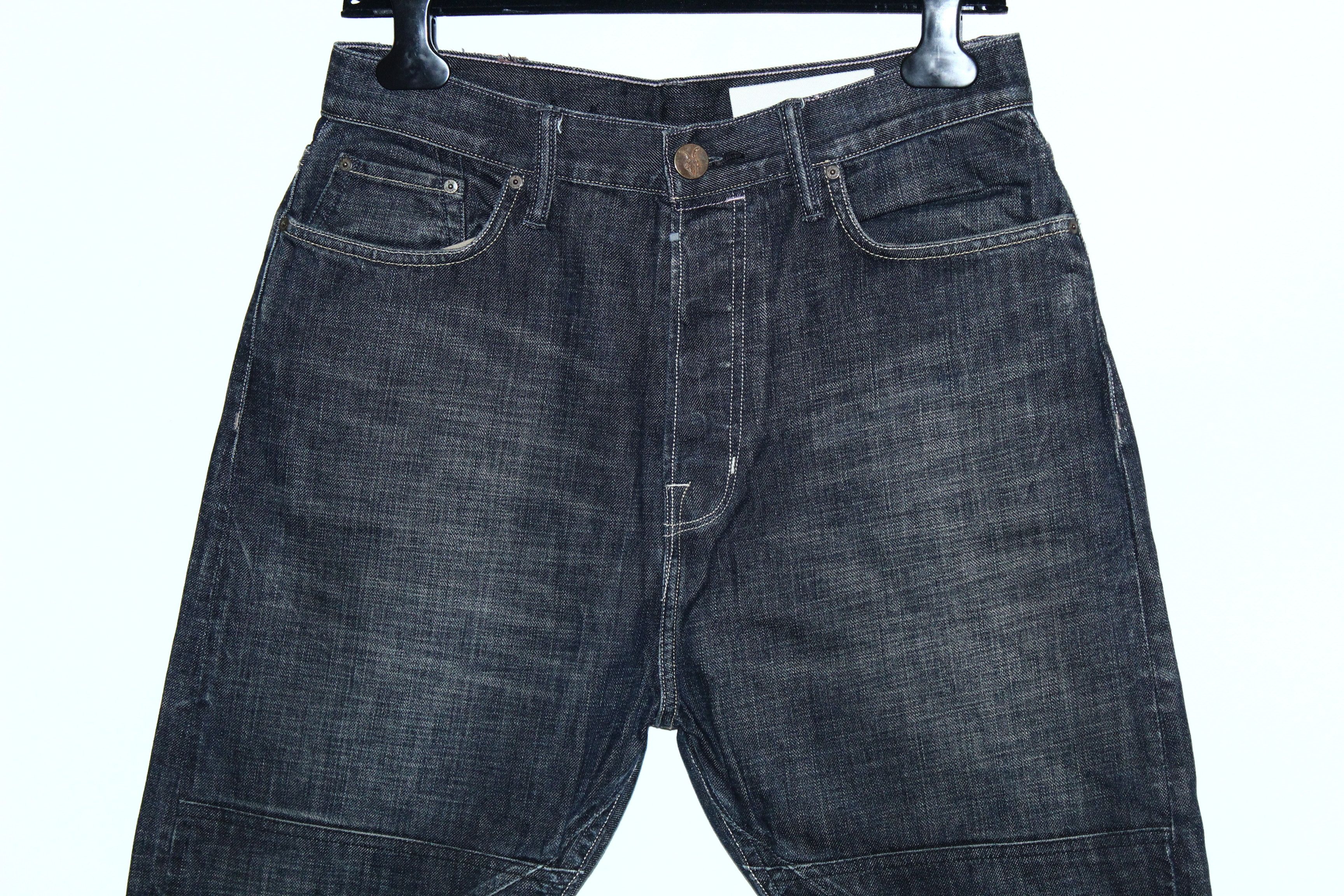 Allsaints Allsaints Spitafields Droid Split Double Knee Arc Leg Jeans Size US 30 / EU 46 - 3 Thumbnail