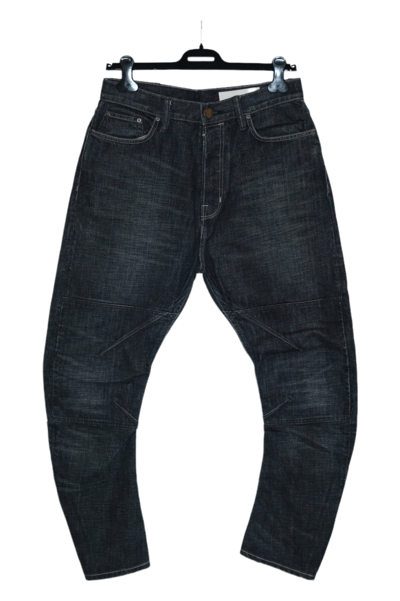 Allsaints Allsaints Spitafields Droid Split Double Knee Arc Leg Jeans Size US 30 / EU 46 - 1 Thumbnail