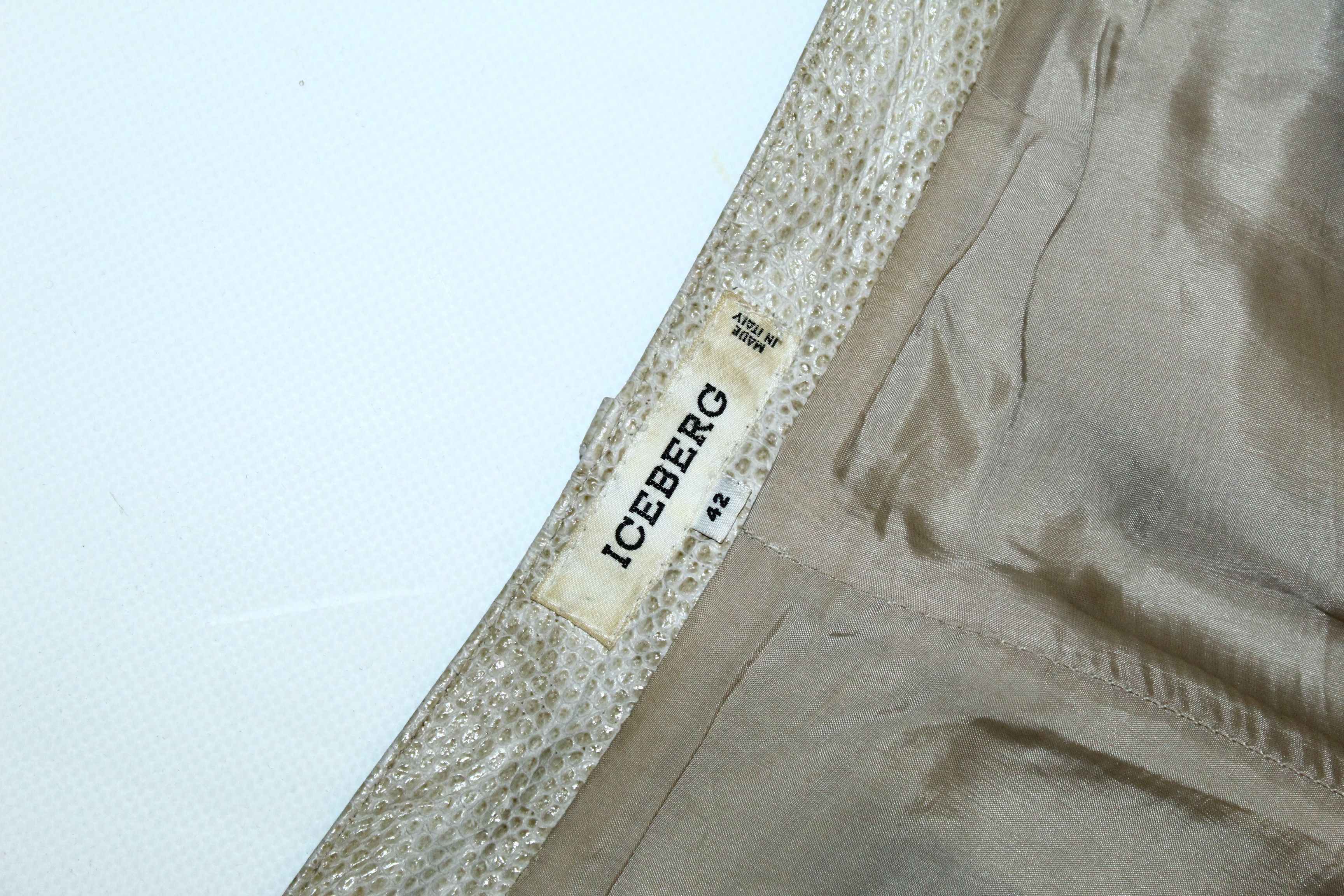 Iceberg 🔥 VTG 🔥 Iceberg Python Style Leather Pants Size US 26 / EU 42 - 7 Thumbnail