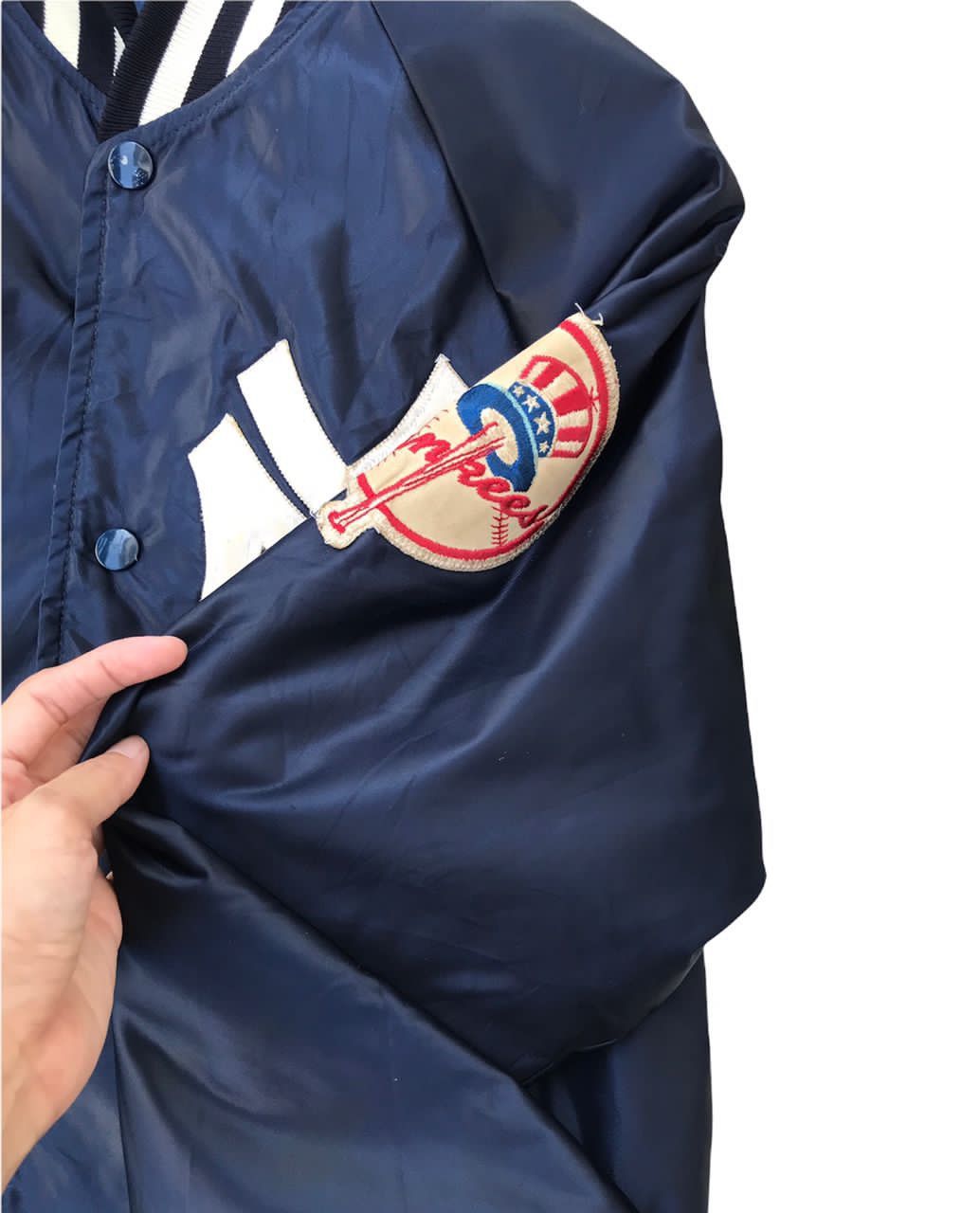 MLB Vintage New York Yankees Bomber Jacket Blue Size US S / EU 44-46 / 1 - 5 Thumbnail