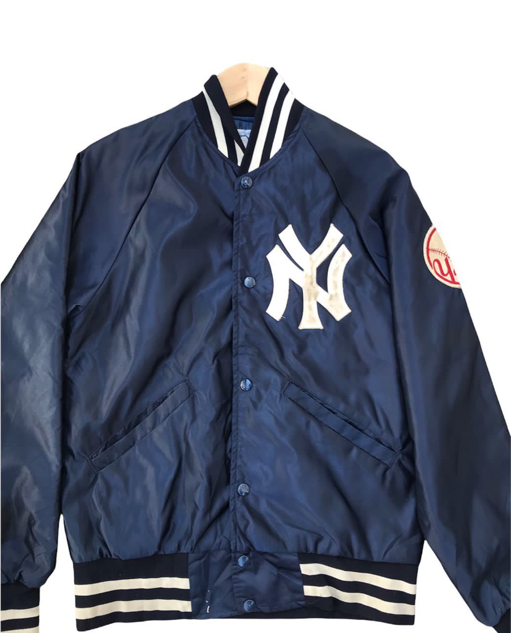 MLB Vintage New York Yankees Bomber Jacket Blue Size US S / EU 44-46 / 1 - 7 Thumbnail