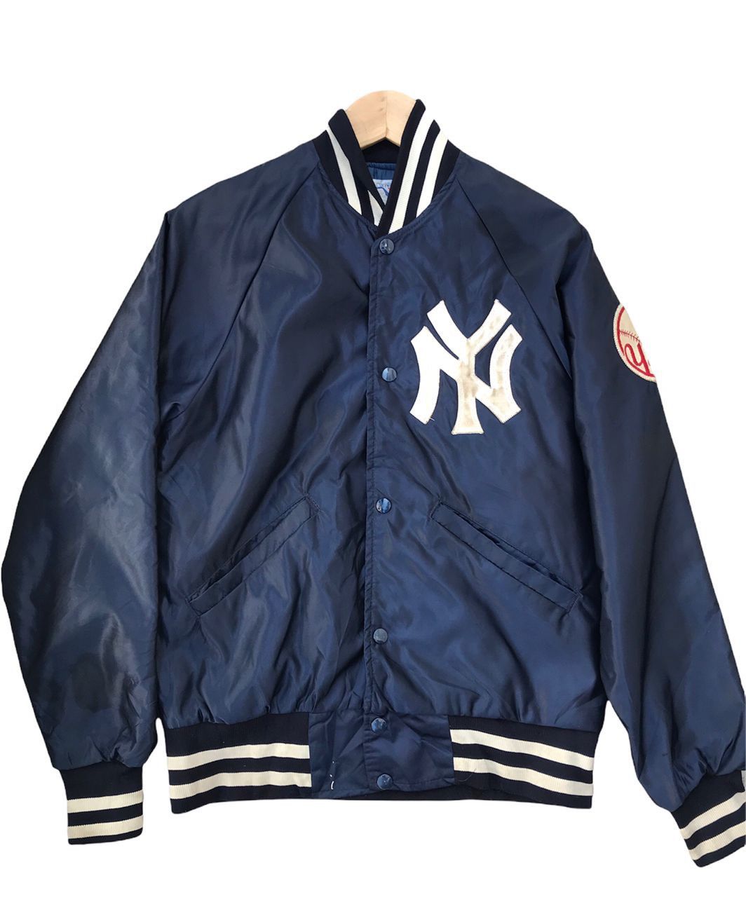 Vintage New York Yankees Bomber Jacket Blue