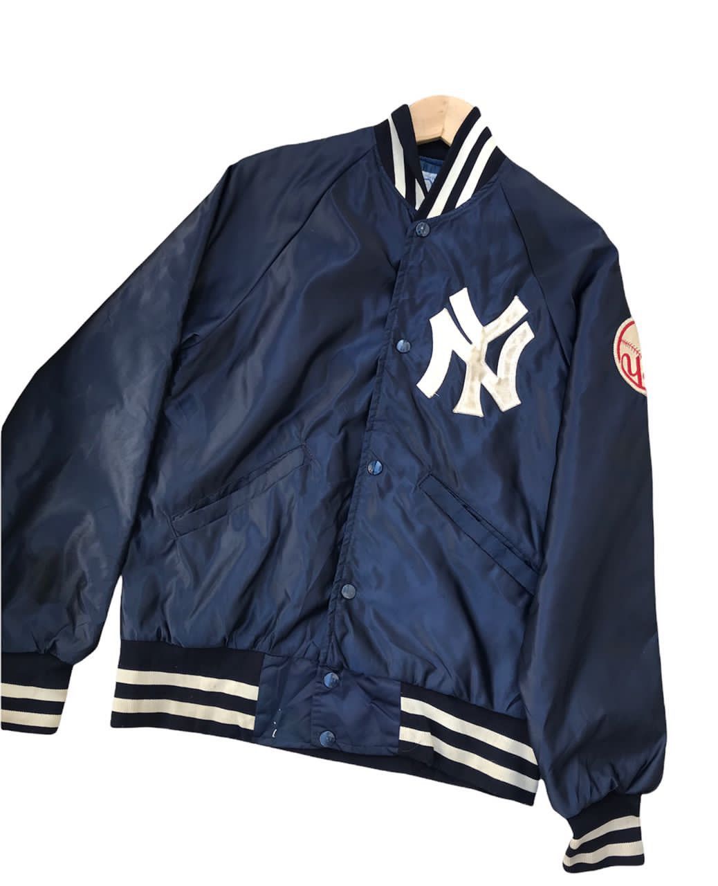 MLB Vintage New York Yankees Bomber Jacket Blue Size US S / EU 44-46 / 1 - 2 Thumbnail