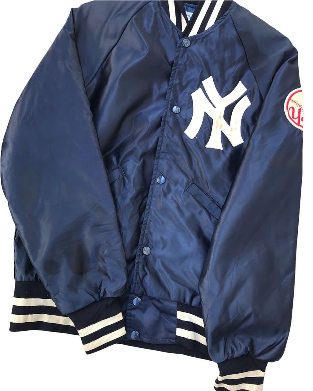 MLB Vintage New York Yankees Bomber Jacket Blue Size US S / EU 44-46 / 1 - 4 Thumbnail