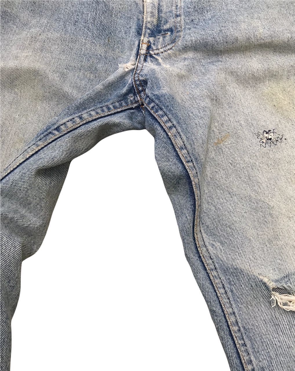 Levi's Vintage 80’s Levis 646 Distressed Denim Size US 32 / EU 48 - 6 Thumbnail