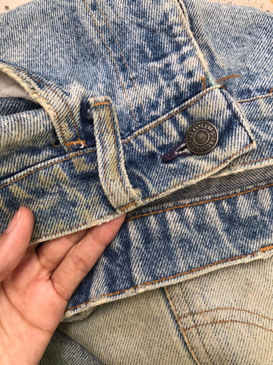 Levi's Vintage 80’s Levis 646 Distressed Denim Size US 32 / EU 48 - 17 Thumbnail