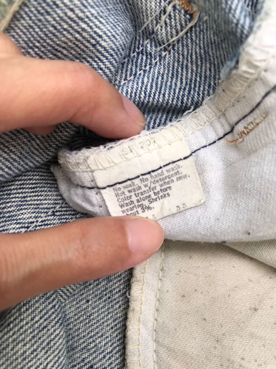 Levi's Vintage 80’s Levis 646 Distressed Denim Size US 32 / EU 48 - 15 Thumbnail