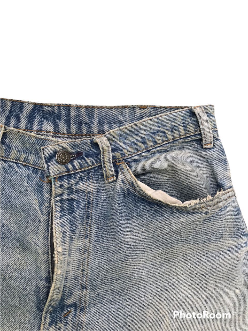 Levi's Vintage 80’s Levis 646 Distressed Denim Size US 32 / EU 48 - 10 Thumbnail