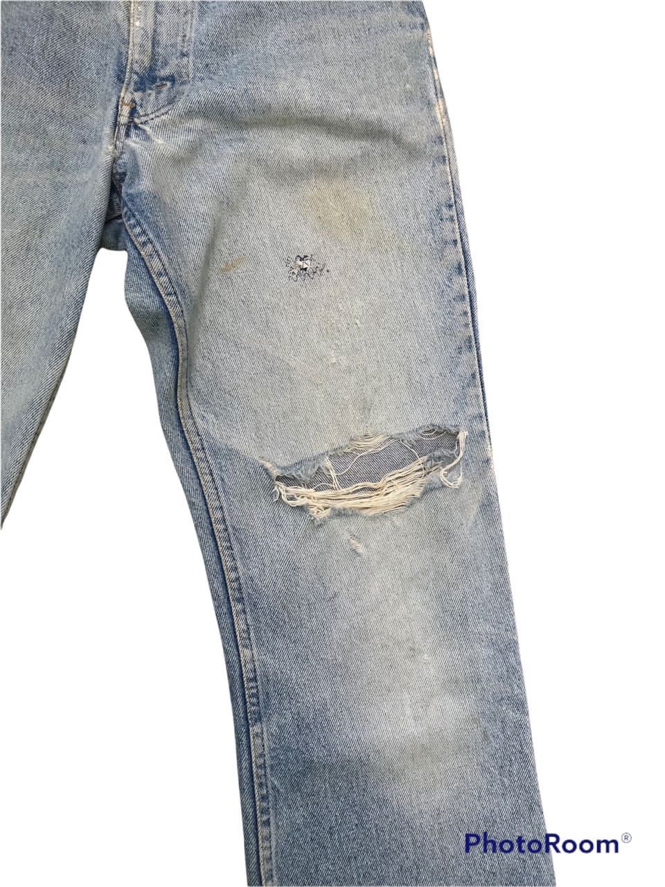 Levi's Vintage 80’s Levis 646 Distressed Denim Size US 32 / EU 48 - 9 Thumbnail