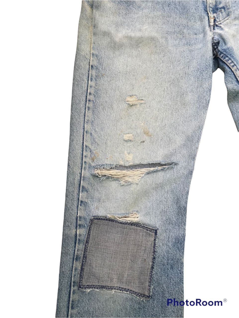 Levi's Vintage 80’s Levis 646 Distressed Denim Size US 32 / EU 48 - 7 Thumbnail