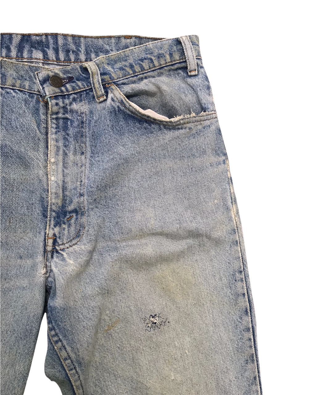 Levi's Vintage 80’s Levis 646 Distressed Denim Size US 32 / EU 48 - 5 Thumbnail