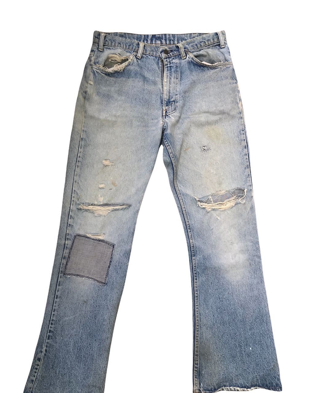 Levi's Vintage 80’s Levis 646 Distressed Denim Size US 32 / EU 48 - 1 Thumbnail