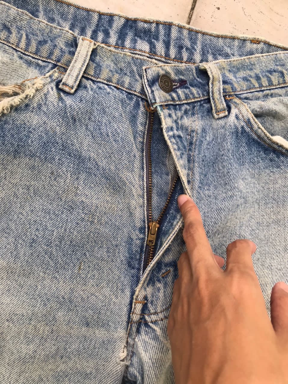 Levi's Vintage 80’s Levis 646 Distressed Denim Size US 32 / EU 48 - 19 Thumbnail