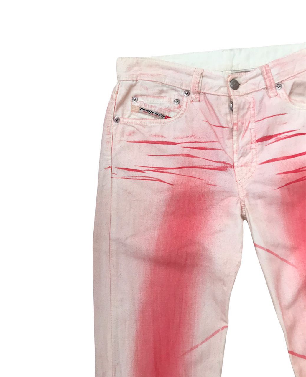 Diesel Diesel FullPrint Art Punk Design Pants Size US 29 - 3 Thumbnail