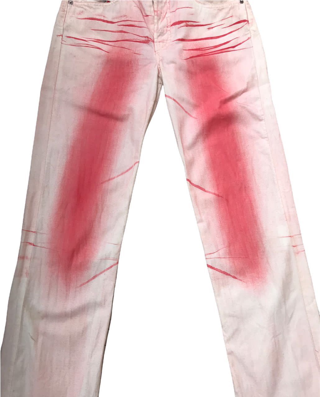 Diesel Diesel FullPrint Art Punk Design Pants Size US 29 - 8 Thumbnail