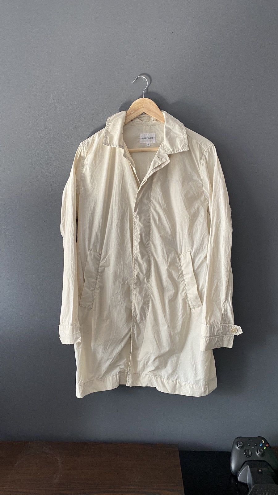 Norse Projects Norse projekt ecru trench coat | Grailed