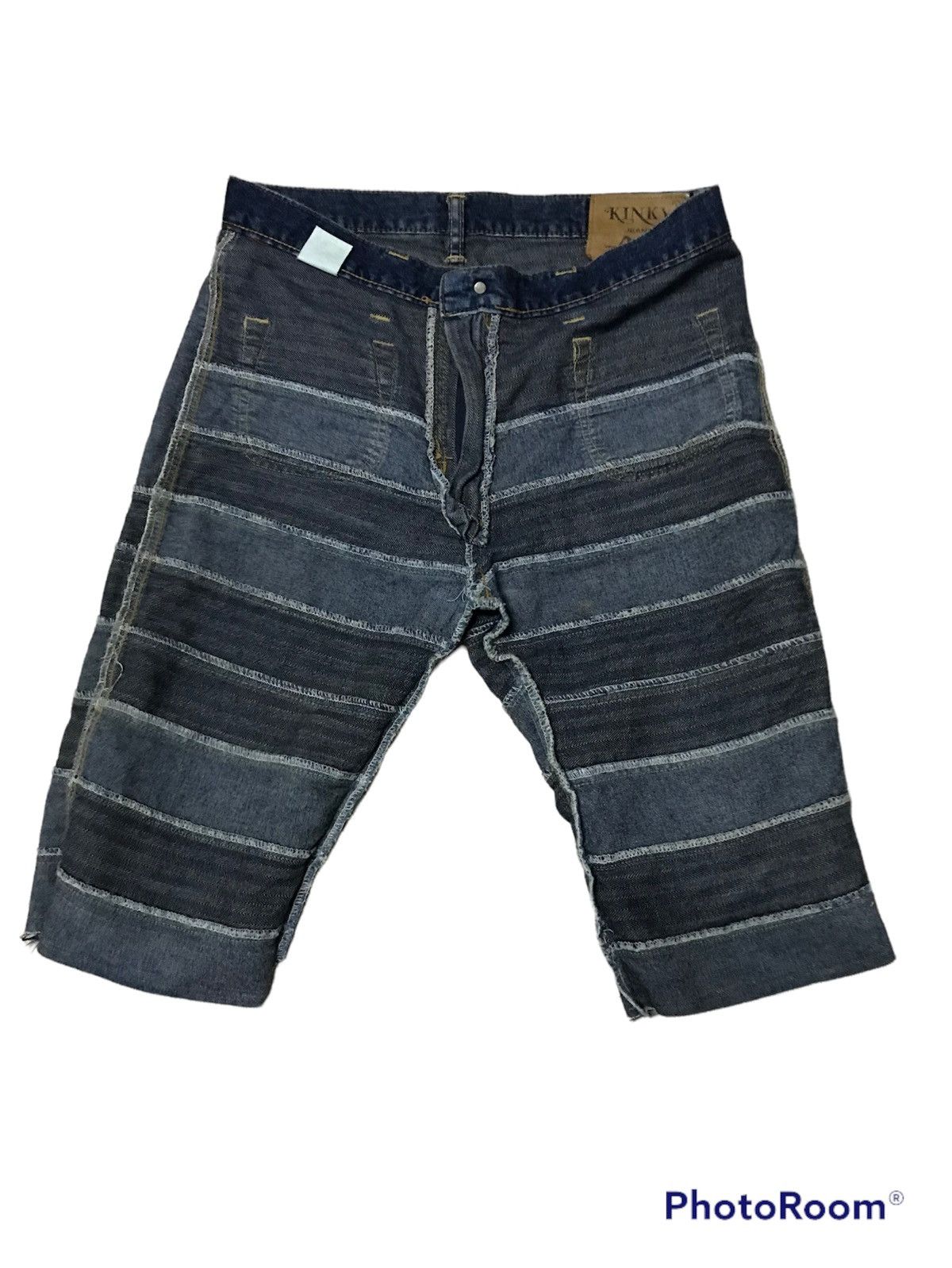 Hysteric Glamour × Japanese Brand Vintage Hysteric Glamour Patchwork Cropped Pants Size US 31 - 2 Thumbnail
