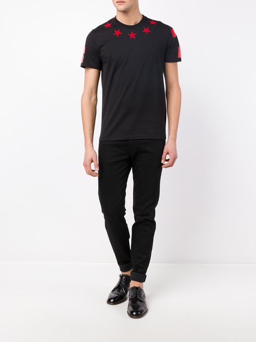 Givenchy red star t hot sale shirt