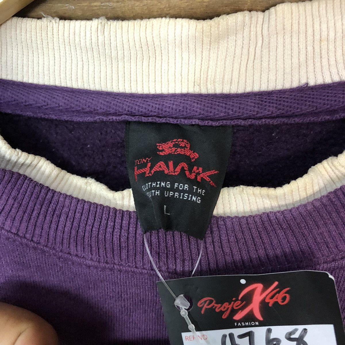 Tony Hawk DL Tony Hawk lagend skater Purple Sweatshirt #4768 Size L / US 10 / IT 46 - 7 Thumbnail
