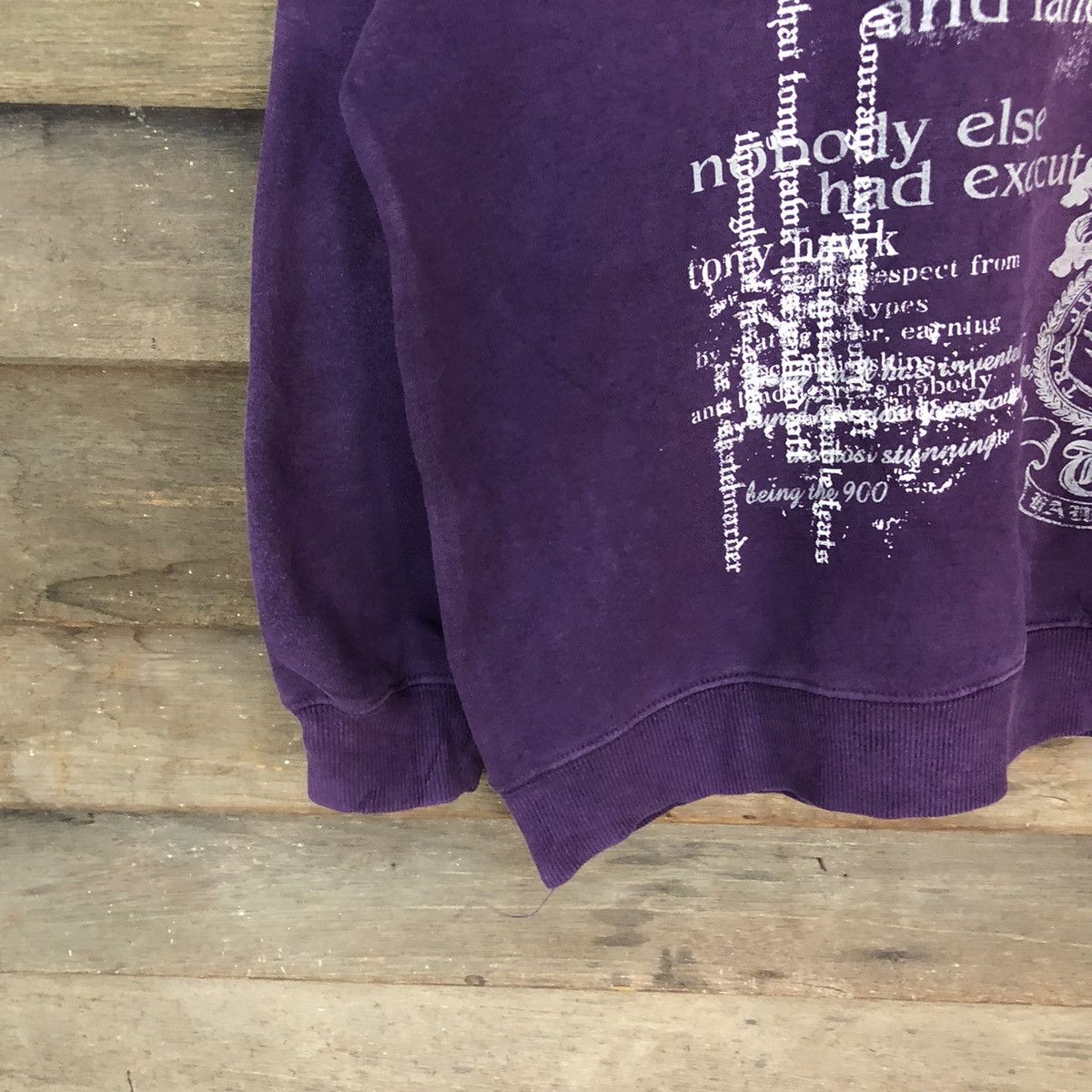 Tony Hawk DL Tony Hawk lagend skater Purple Sweatshirt #4768 Size L / US 10 / IT 46 - 4 Thumbnail