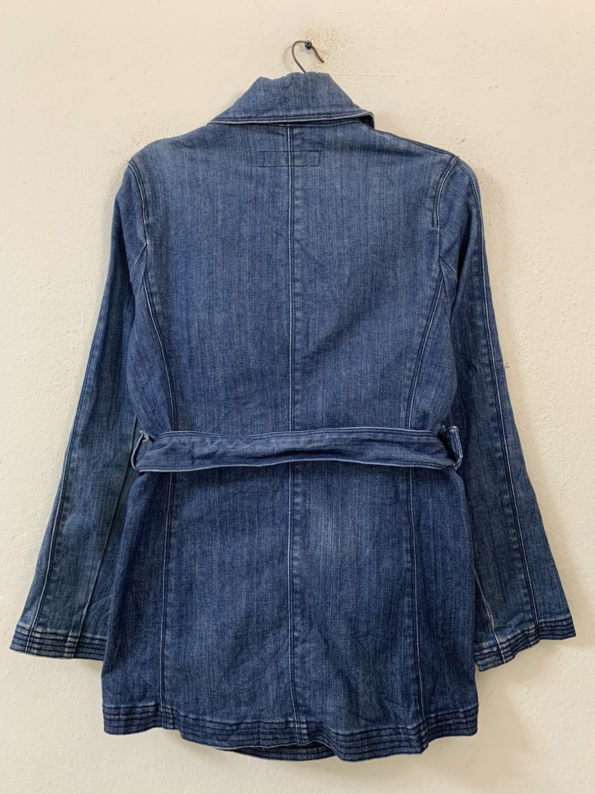 Japanese Brand Ined Double Brest Denim Jacket Size S / US 4 / IT 40 - 8 Thumbnail