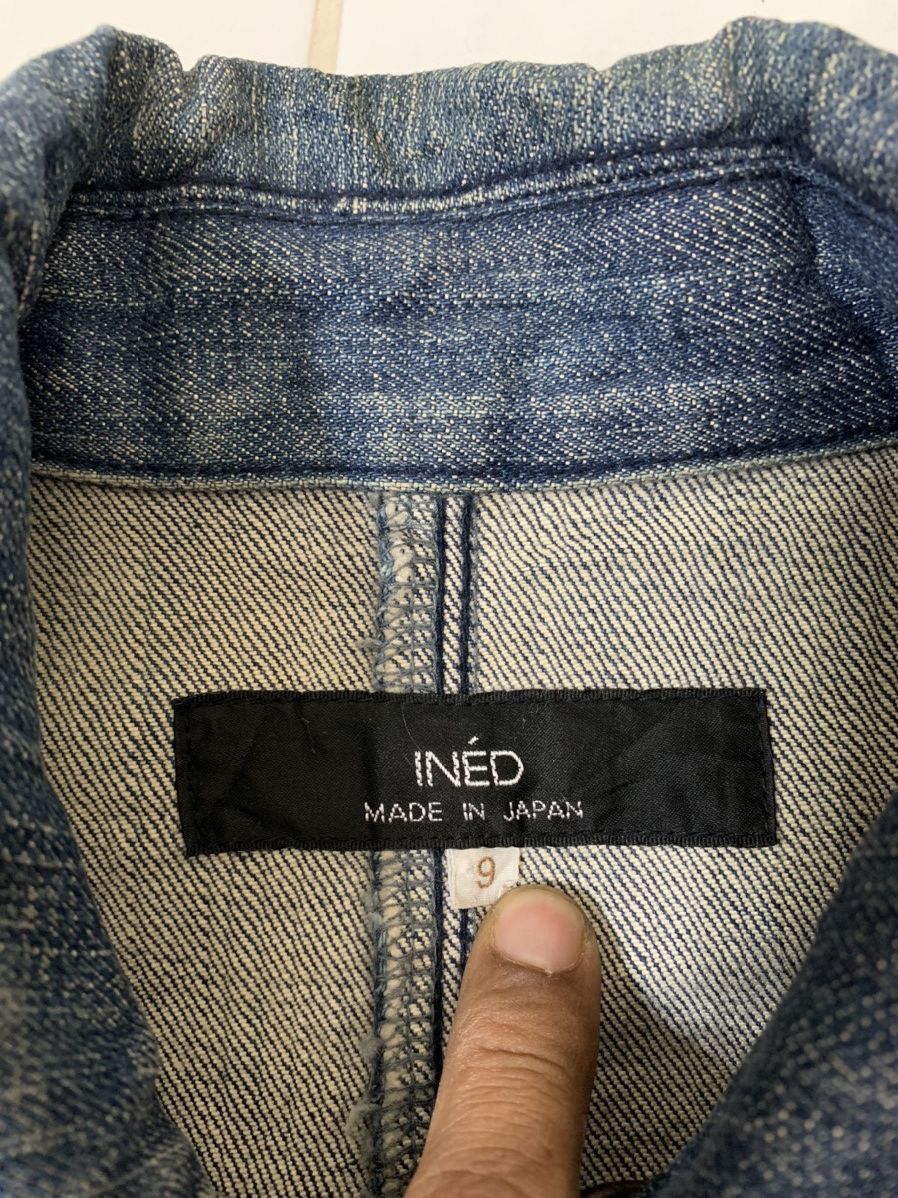 Japanese Brand Ined Double Brest Denim Jacket Size S / US 4 / IT 40 - 6 Thumbnail