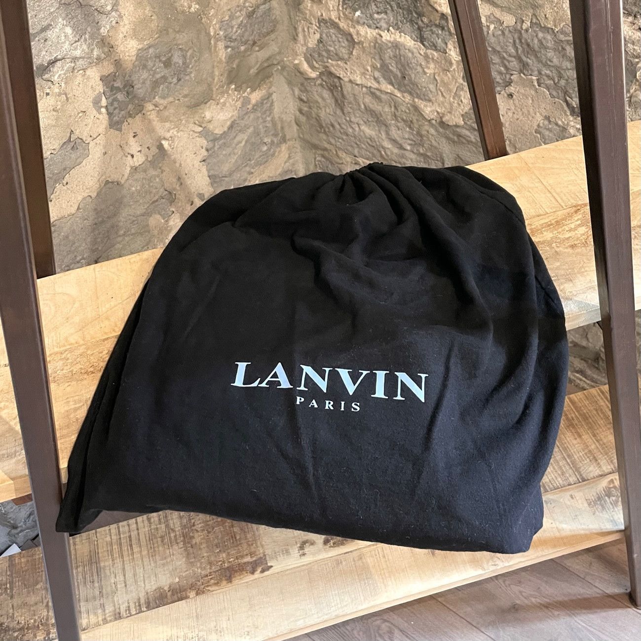 Lanvin Lanvin Beige Leather Two-way Chain Top Handle Tote Bag Size ONE SIZE - 11 Thumbnail