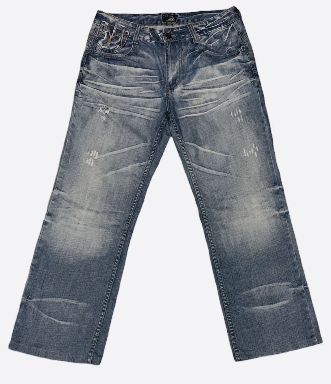 Rare Design Vintage Japanese Brand Sugar Cane Denim 1990s