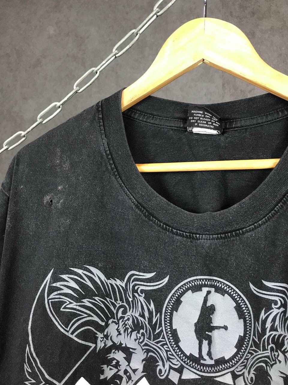 AC/DC × Band Tees × Vintage AC/DC vintage rock band overprinted tee Size US XL / EU 56 / 4 - 7 Thumbnail