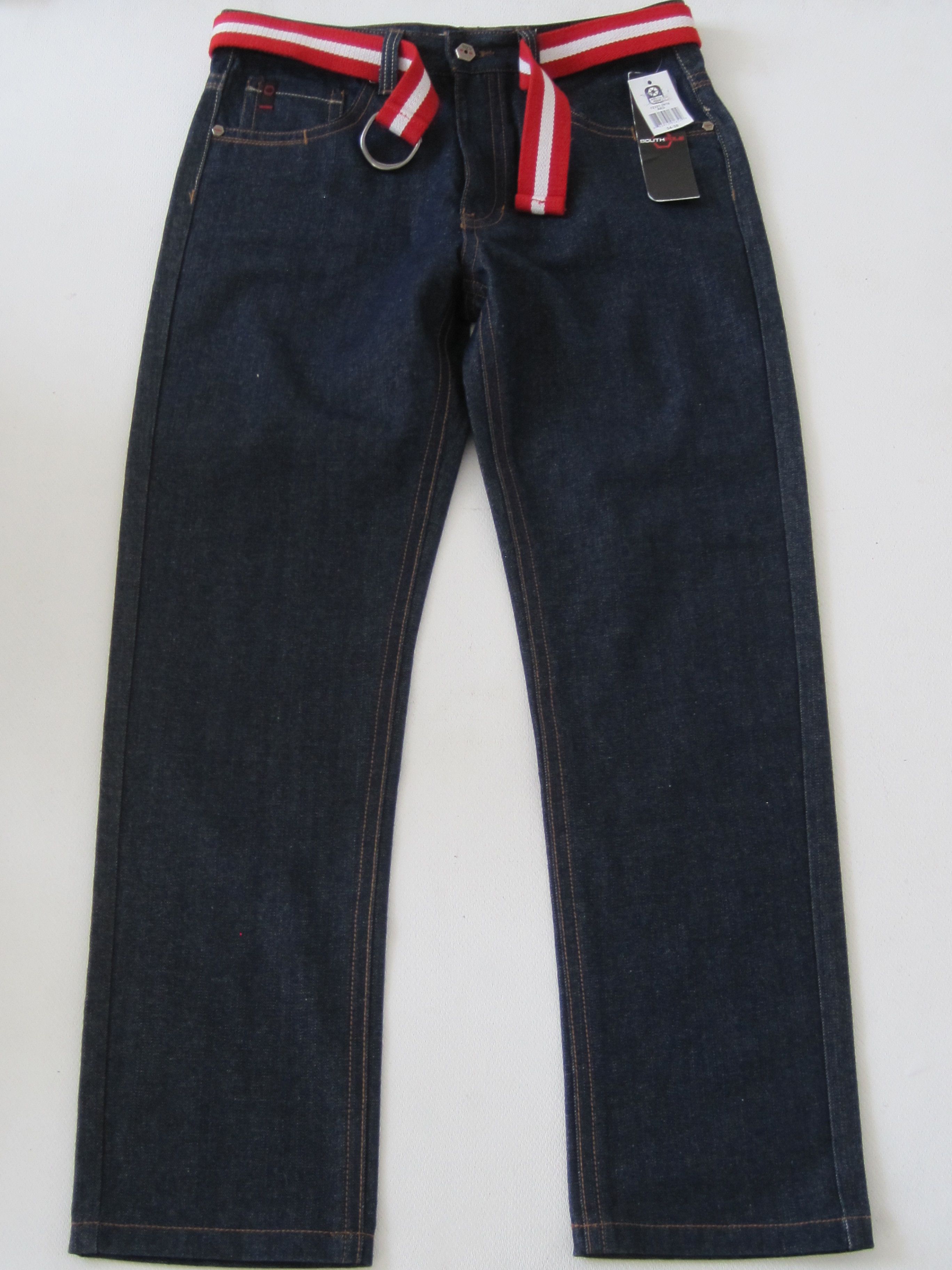 Southpole Southpole Jeans Mens Size 34/30 Loose Straight Belted Red ...