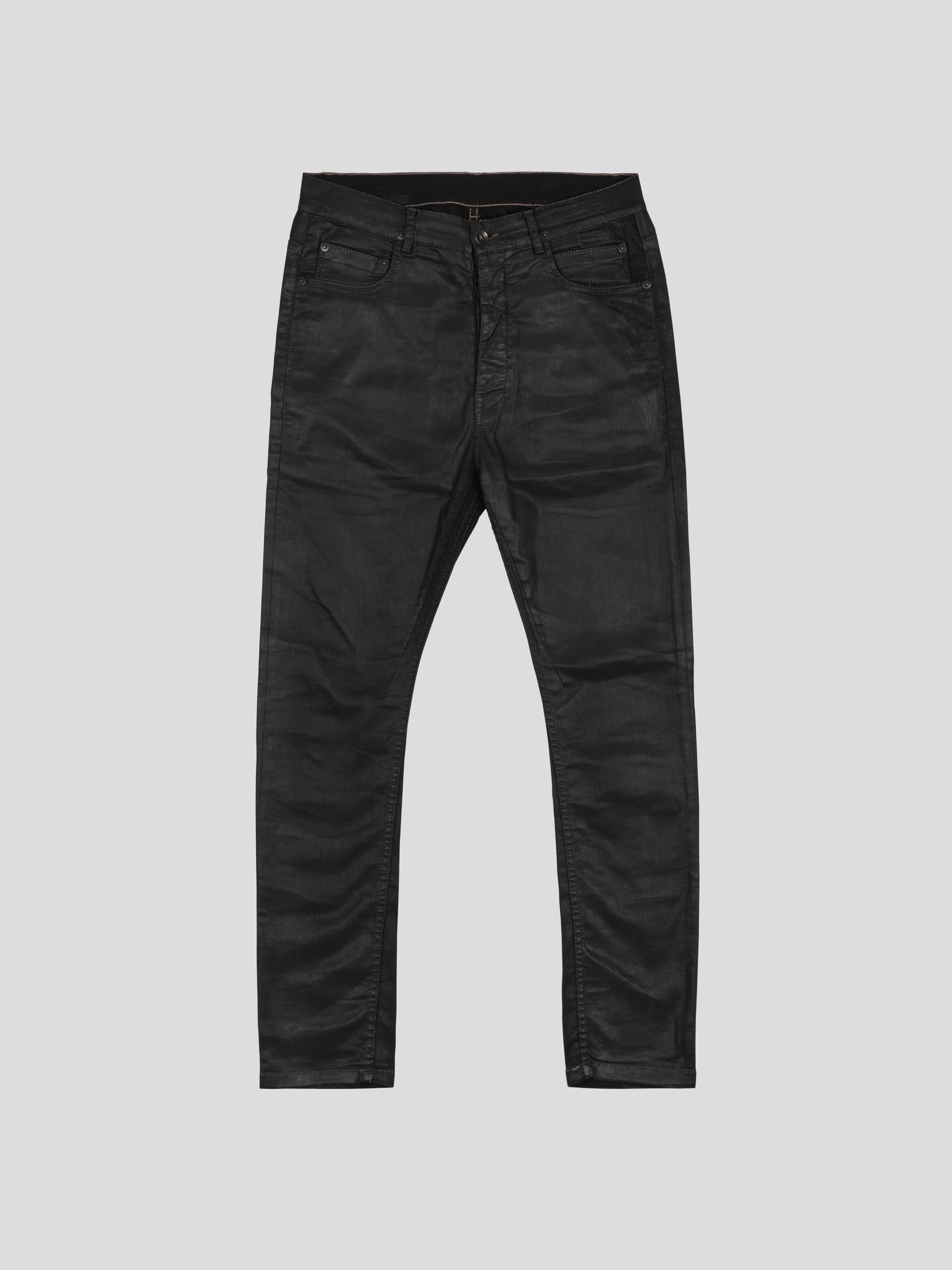 Rick Owens Drkshdw Torrence Cut Coated Denim | Grailed