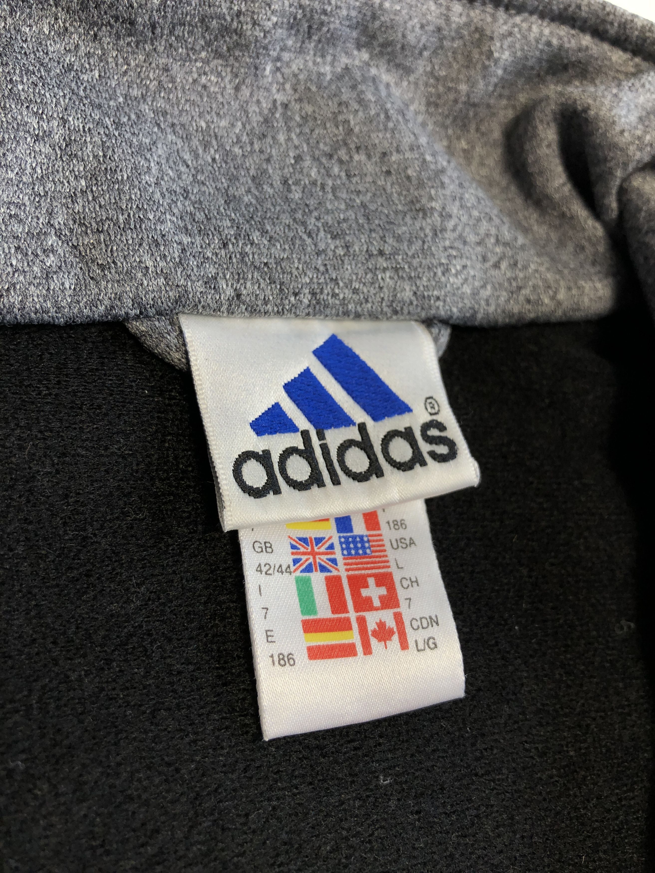 Adidas × Vintage Adidas 90s Vintage Big Logo Track Athletic Jacket Size US XL / EU 56 / 4 - 4 Thumbnail