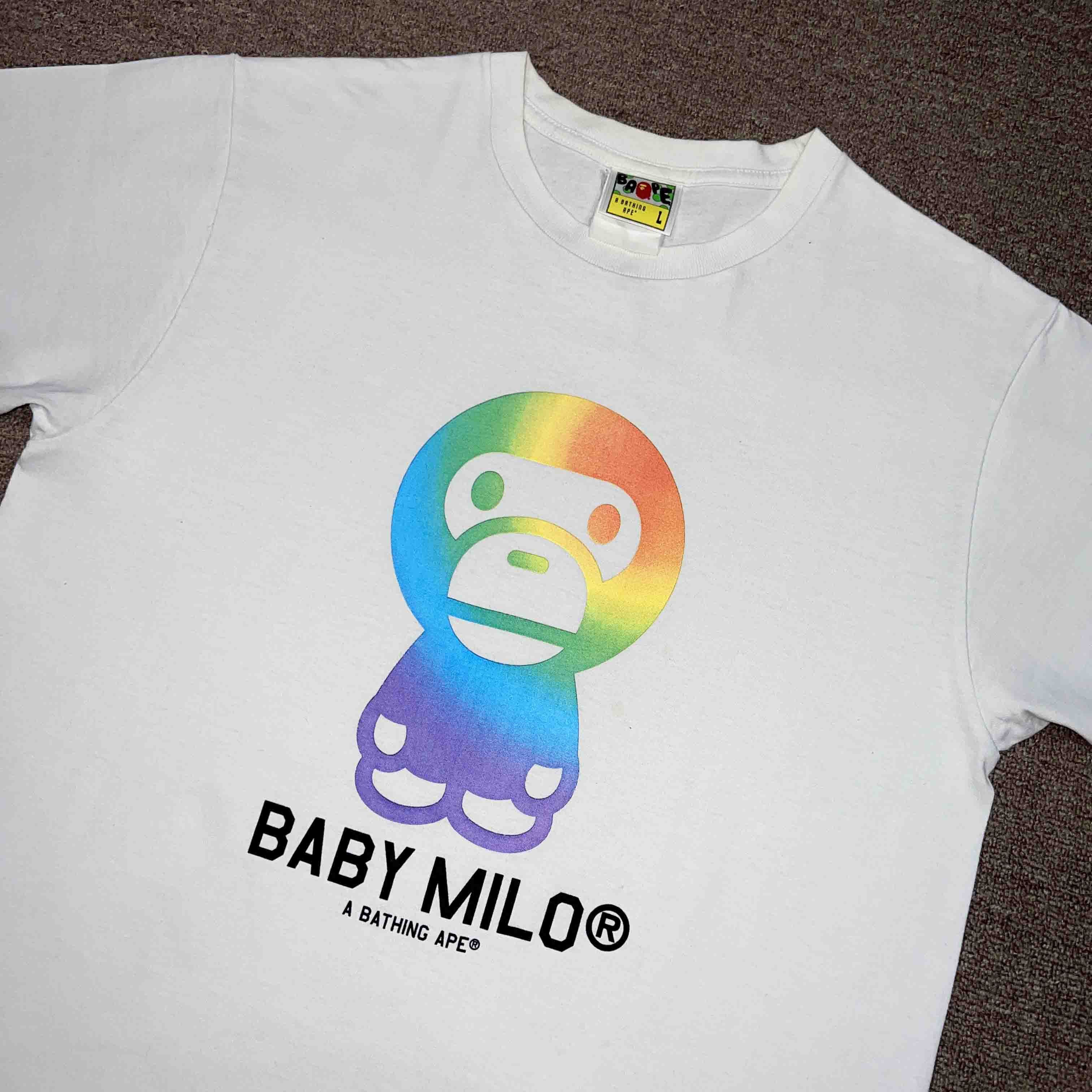 Bape Rainsbow Color Milo Tee