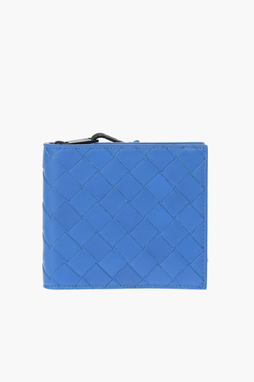 Bottega Veneta Leather Wallet in Blue Size ONE SIZE - 1 Thumbnail