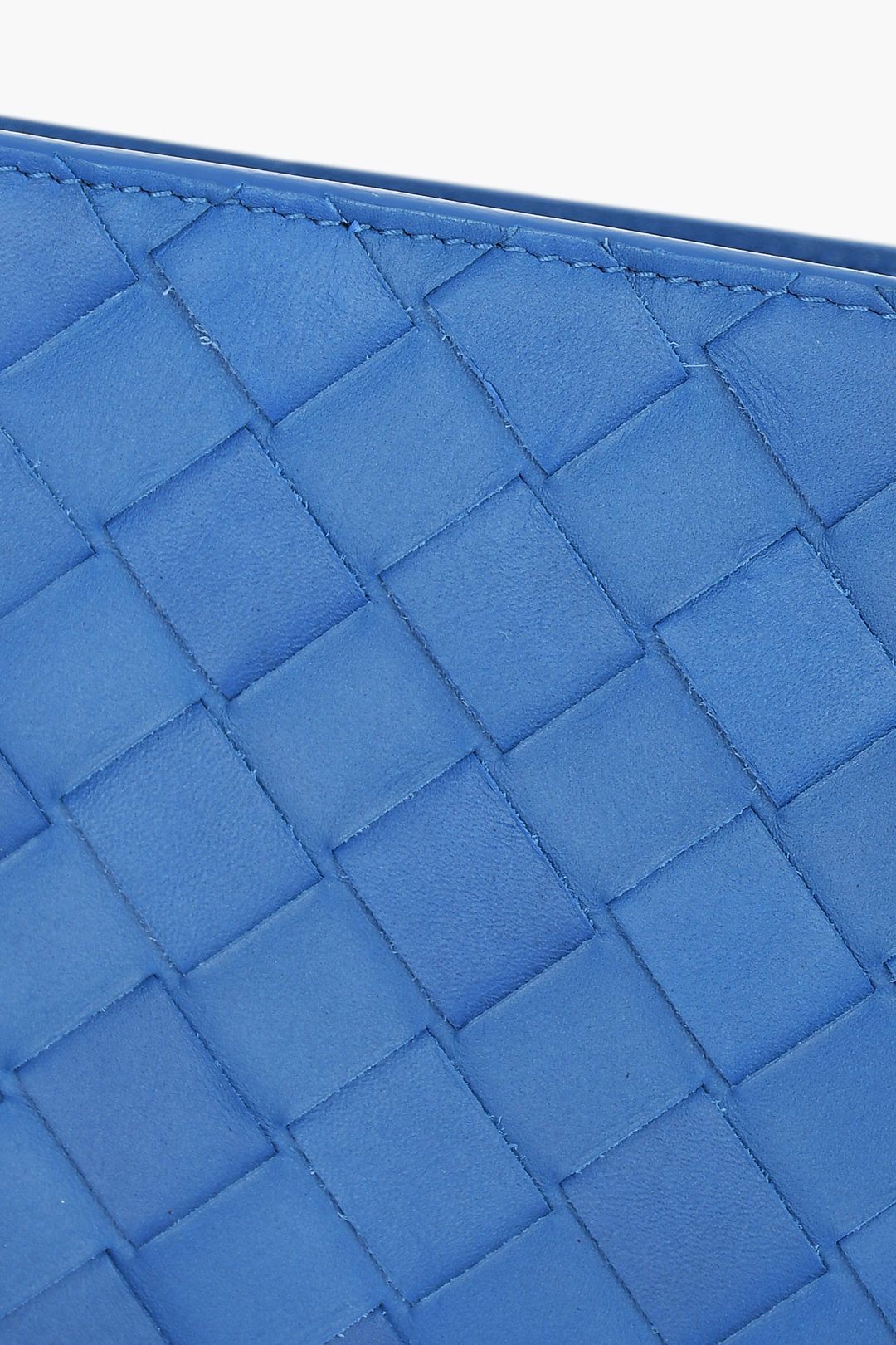 Bottega Veneta Leather Wallet in Blue Size ONE SIZE - 4 Thumbnail