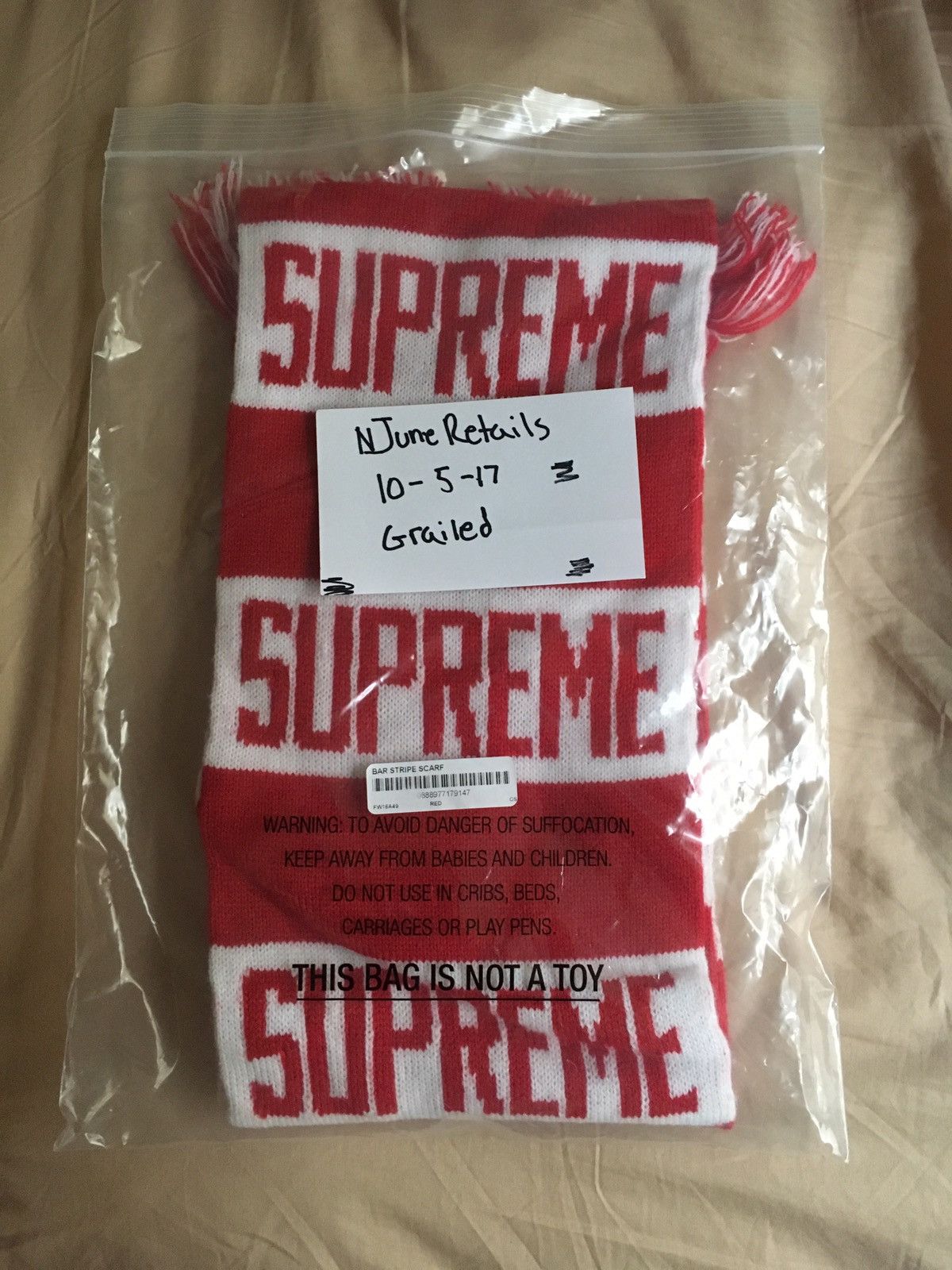 Martine Rose × Supreme FW24 Supreme / Martine Rose Scarf