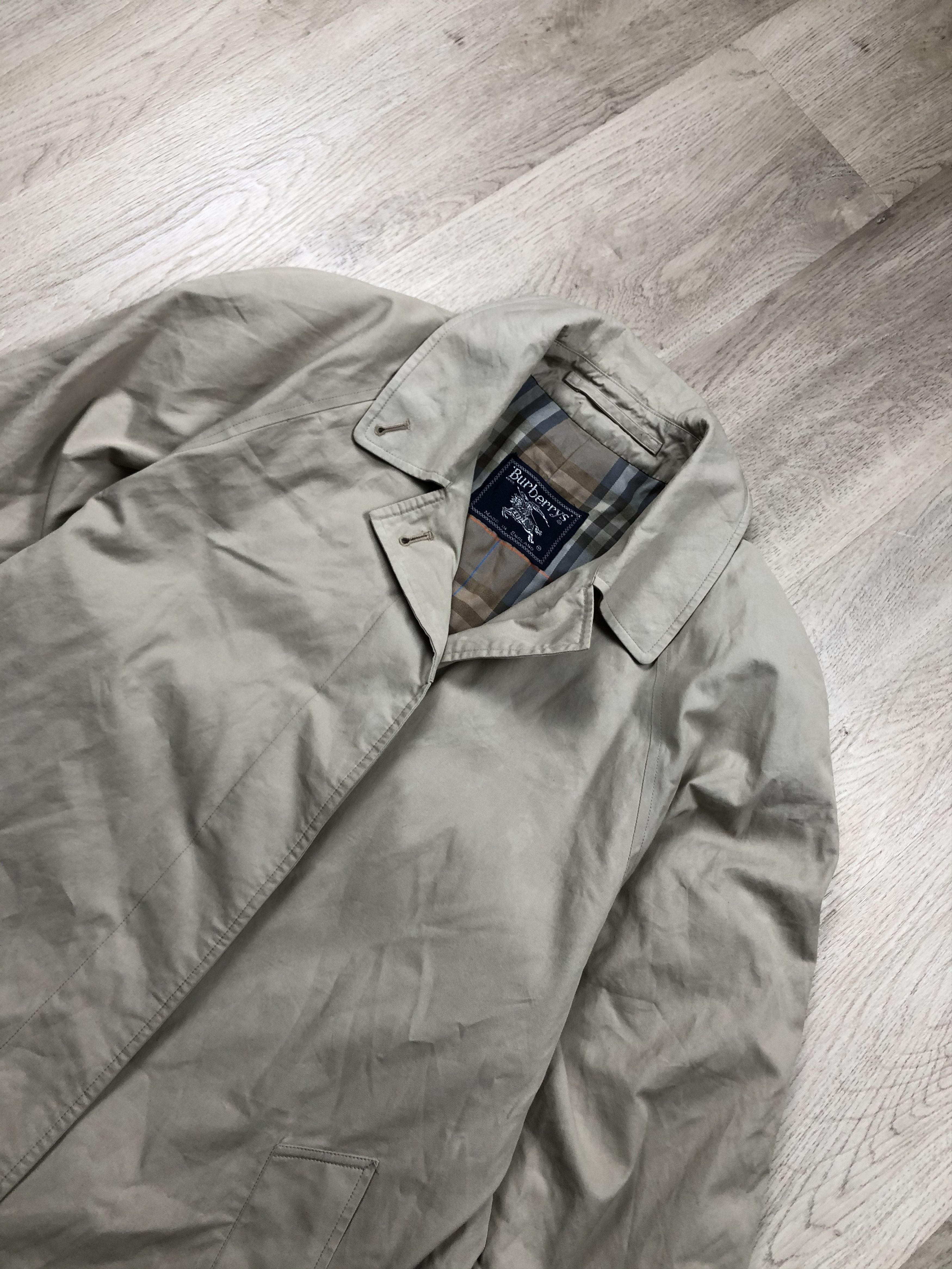 Burberry Burberry Vintage Womens Nova Check Trench Coat Jacket Size M / US 6-8 / IT 42-44 - 2 Thumbnail
