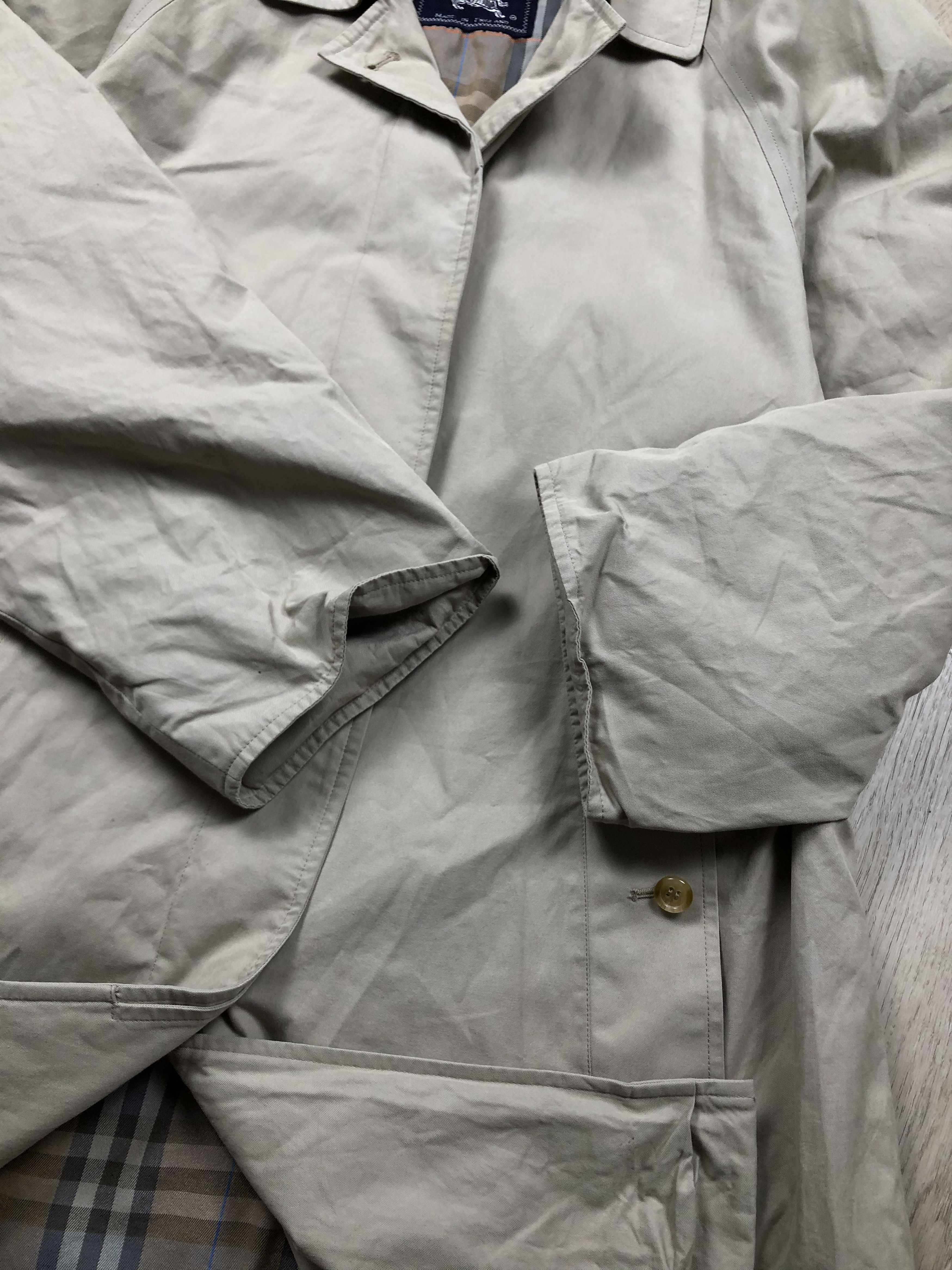 Burberry Burberry Vintage Womens Nova Check Trench Coat Jacket Size M / US 6-8 / IT 42-44 - 3 Thumbnail