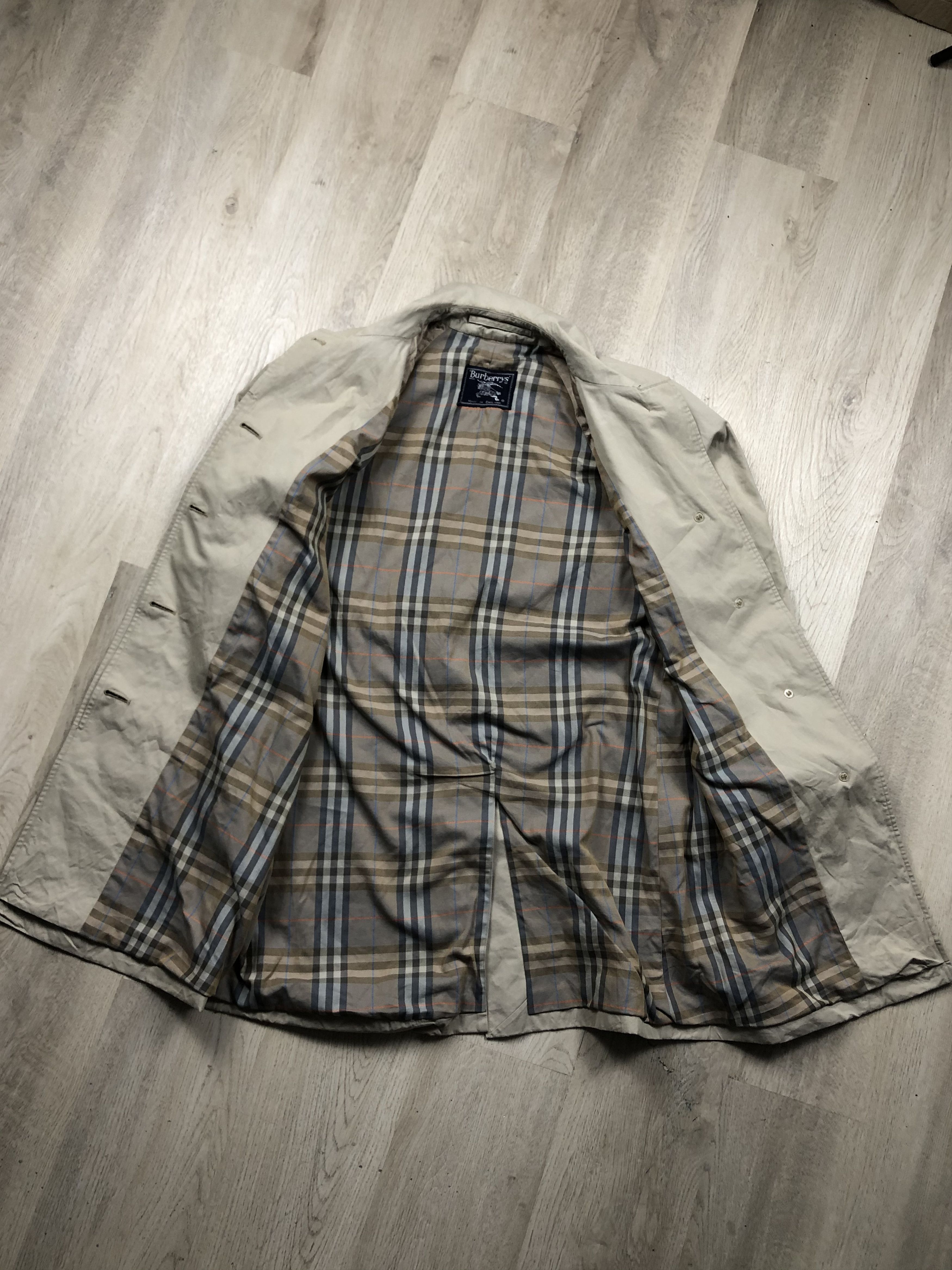 Burberry Burberry Vintage Womens Nova Check Trench Coat Jacket Size M / US 6-8 / IT 42-44 - 6 Thumbnail