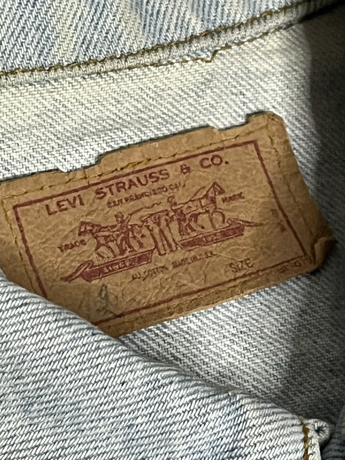 Levi's × Levi's Vintage Clothing × Vintage Vintage 1980's Levis Denim Jacket Size US M / EU 48-50 / 2 - 5 Thumbnail