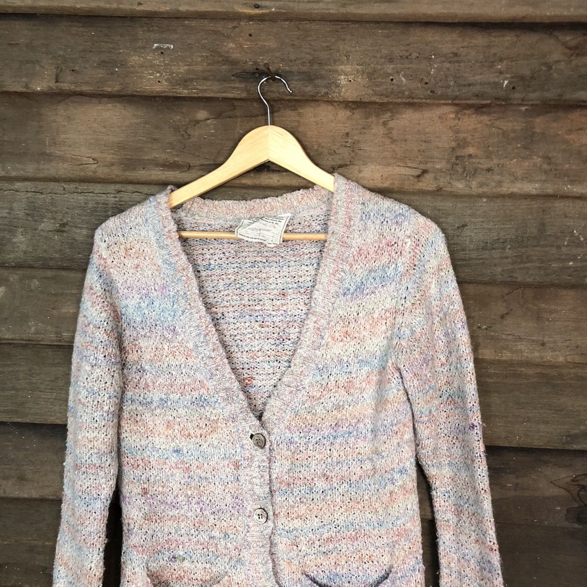 Japanese Brand Wisty Women Grey Cardigan art street fashion #H126 Size M / US 6-8 / IT 42-44 - 2 Thumbnail