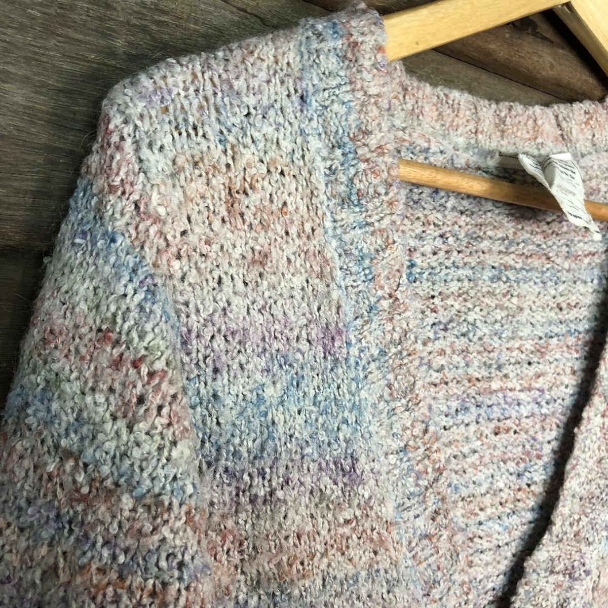 Japanese Brand Wisty Women Grey Cardigan art street fashion #H126 Size M / US 6-8 / IT 42-44 - 7 Thumbnail